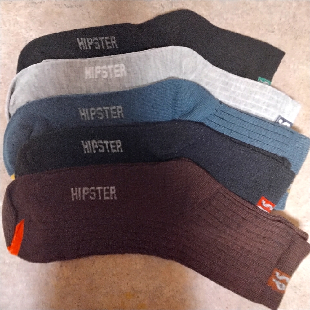HIPSTER SIZE 6-12 COTTON ANKLE SOCKS UNISEX
